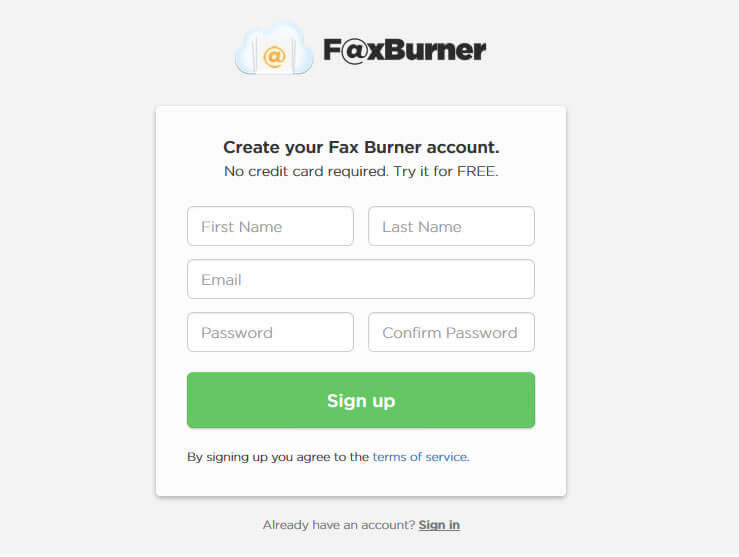 smartphone fax app FaxBurner