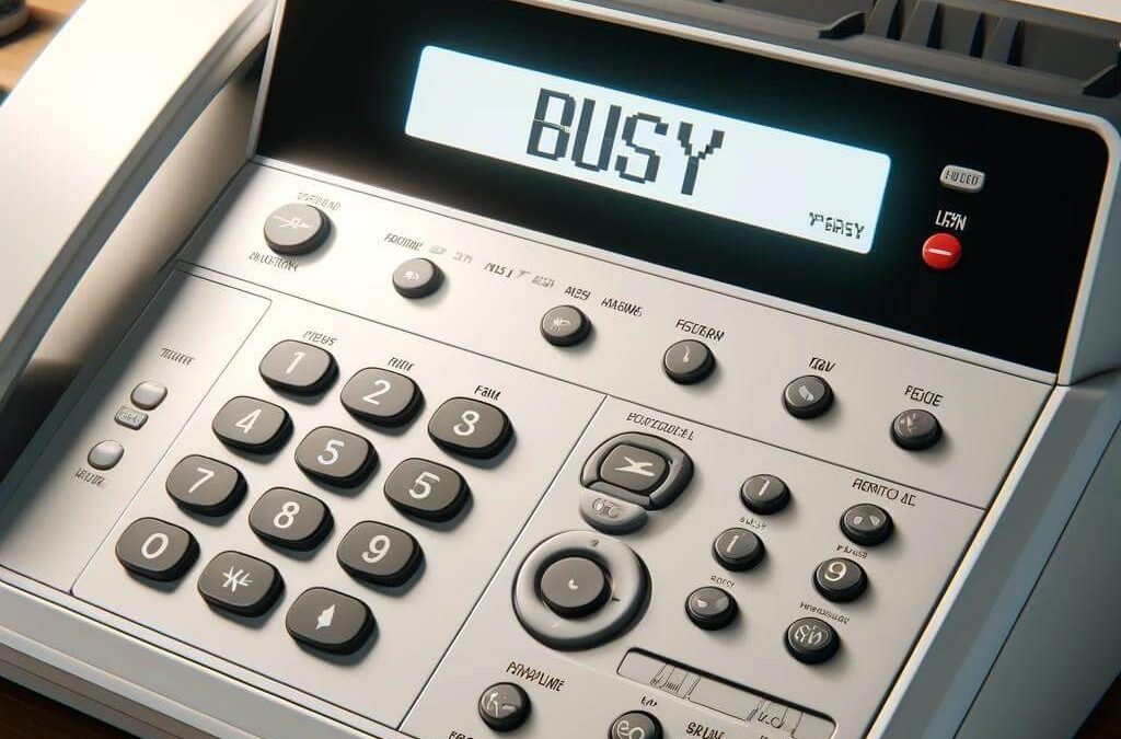 How to Fix a Fax Machine Busy Signal?
