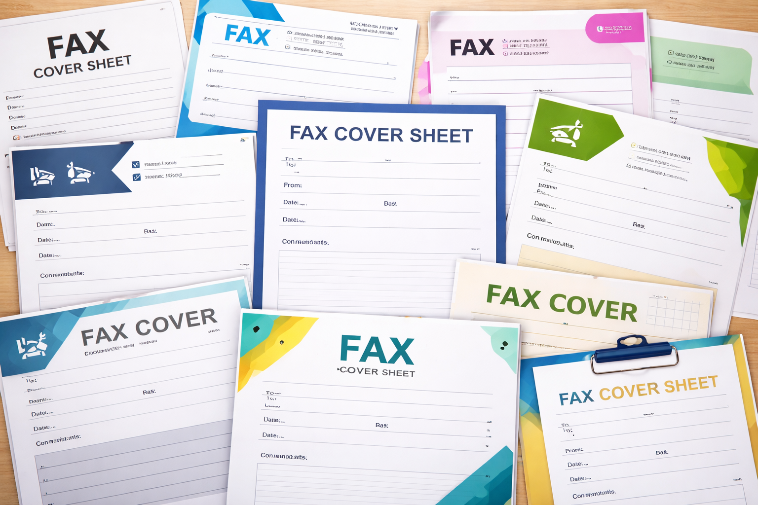 fax cover sheet examples