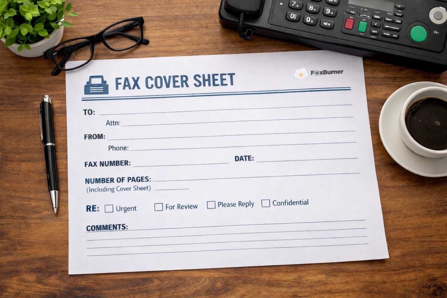 free fax cover sheets